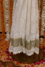 Rose Bloom Onam Kota Tapechi Saree - Image 5