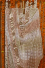 Harmony Onam Organza Tapechi Saree - Image 3