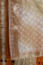 Harmony Onam Organza Tapechi Saree - Image 6