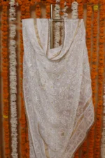 Pearl Zardozi Heritage Onam Kota Saree - Image 3