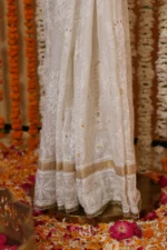 Pearl Zardozi Heritage Onam Kota Saree - Image 4