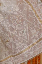 Pearl Zardozi Heritage Onam Kota Saree - Image 7