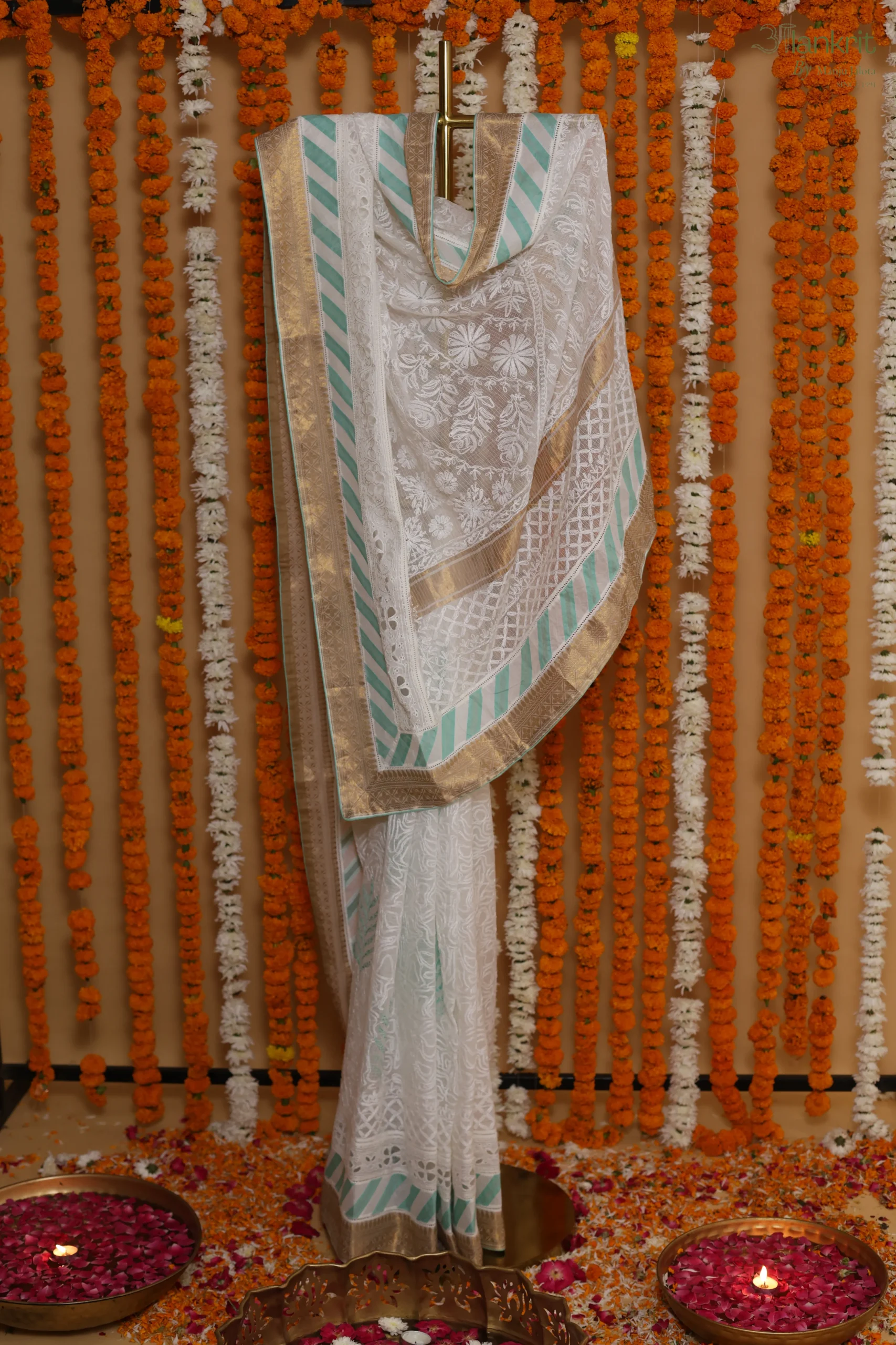118A3593 (1) Royale Heritage Onam Kota Chata Patti Saree - Image 1