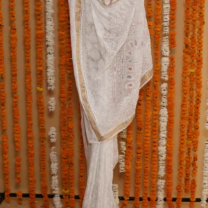 Rosé Mosaic Onam Kota Tapechi Saree