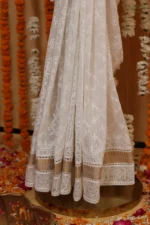 Rosé Mosaic Onam Kota Tapechi Saree - Image 4