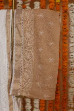 Rosé Mosaic Onam Kota Tapechi Saree - Image 5