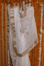 Blush Cutwork Heritage Onam Kota Saree - Image 3