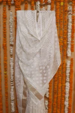 Paisley Royale Onam Organza Saree - Image 3