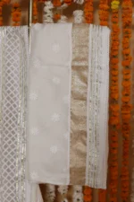 Paisley Royale Onam Organza Saree - Image 6