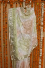 Emerald Bloom Onam Kota Tapechi Saree - Image 2