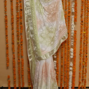 Emerald Bloom Onam Kota Tapechi Saree
