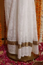 Golden Grace Onam Kota Tapechi Saree - Image 4