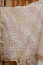 Peach Mist Onam Kota Tapechi Saree - Image 5