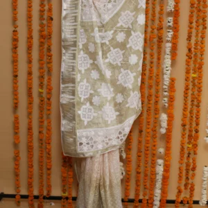 Sage Tissue Onam Kota Tapechi Saree