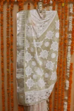 Sage Tissue Onam Kota Tapechi Saree - Image 3