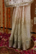 Sage Tissue Onam Kota Tapechi Saree - Image 4