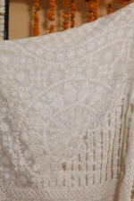 Cream Zari Heritage Onam Kota Tapechi Saree - Image 2
