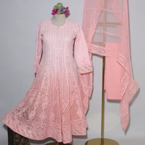 Rose Aura Anarkali Set