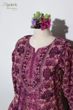 Majestic Violet Anarkali Set - Image 3