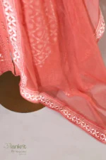 Pink Champagne Anarkali Set - Image 8
