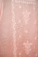 Adaa Mul Chanderi Kaftan Set with Ghaspatti & Beadwork Chikankari - Image 5
