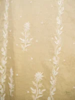 Meher Mul Chanderi Kaftan Set with Ghaspatti & Beadwork Chikankari - Image 5