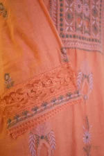 Lavender & Grey Ghaspatti Embroidered Ensemble. - Image 4