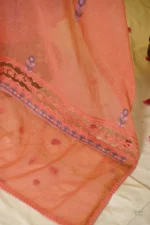 Lavender & Grey Ghaspatti Embroidered Ensemble. - Image 6