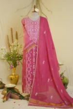 Ghas Patti Jali Embroidered Ensemble.