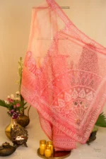Shibori Elegance Saree. - Image 8