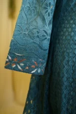 Grey Shimmer Cutwork Elegance. - Image 6
