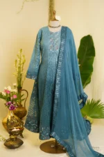 Grey Shimmer Cutwork Elegance. - Image 9
