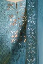 Grey Shimmer Cutwork Elegance. - Image 11